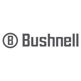 Logo of Bushnell, a brand known for outdoor sports optics and gear, prominently featuring the stylized B.