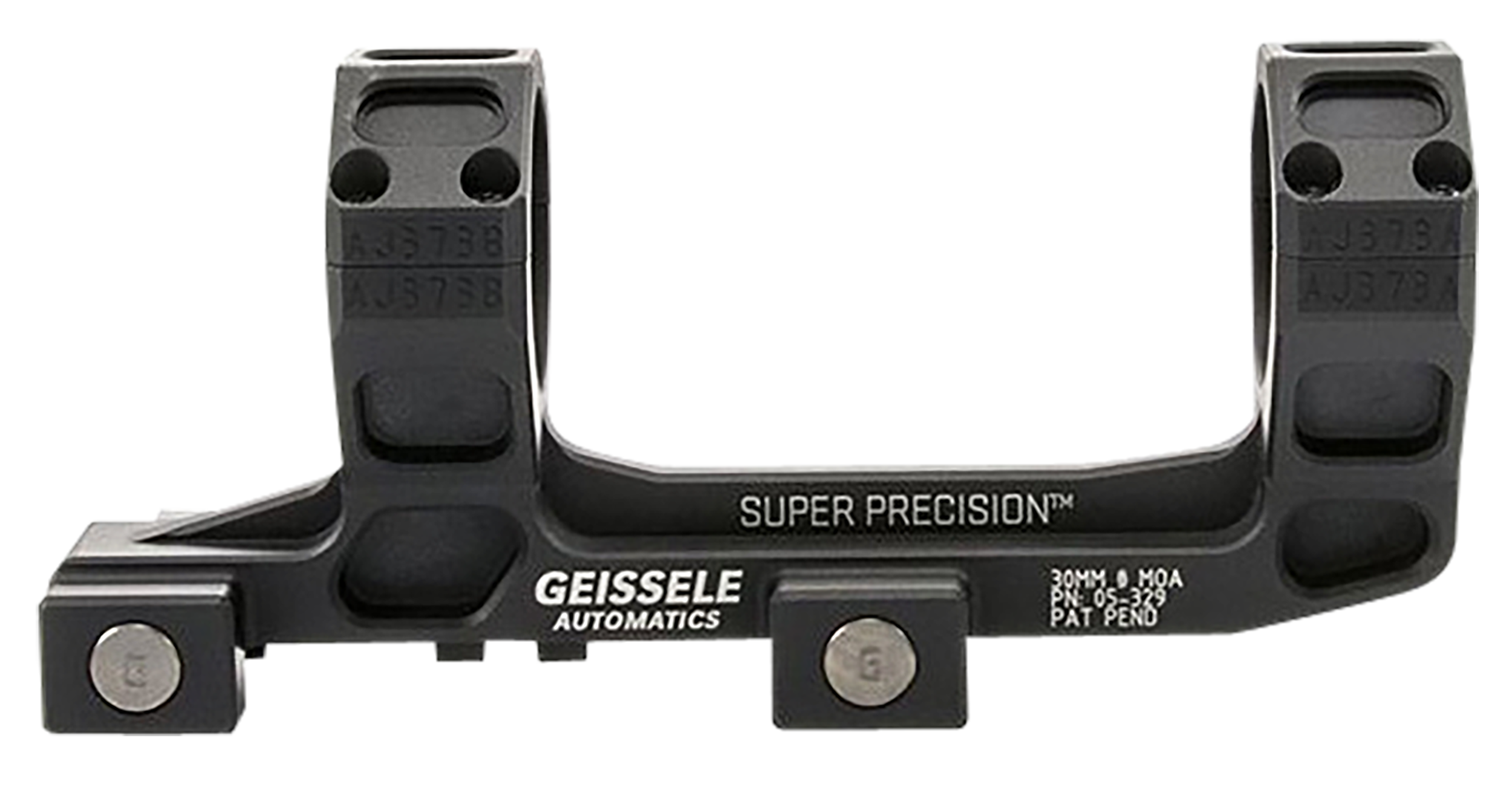 Geissele Automatics Super Precision Scope Mount Vortex 16 Scope MountRing Combo Black Anodized